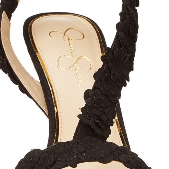 Jessica Simpson Womens Jessin Embellished Dress Sandals Suze 9M - Picture 5 of 8